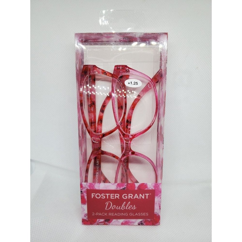 Sassy Specs for Fashion-Forward Ladies: FGX Foster Grant's Pink 2 Pack +1.25 Spr